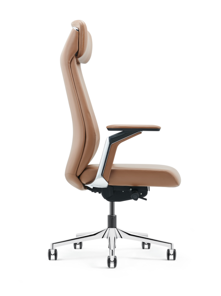 High-back swivel chair – GW1802A CAMEL