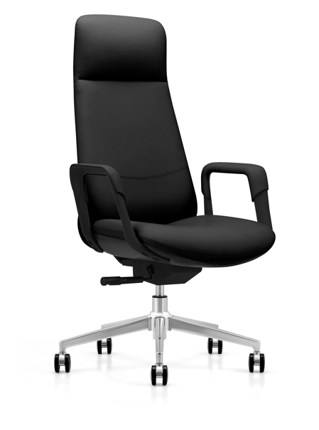 High-back swivel chair – YS2306A BLACK