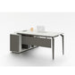 Office Desk 1.80 DG08-D0118W WHITE GRAY