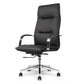 Black Leather Swivel Chair