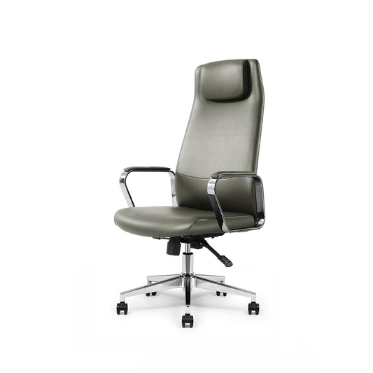 Leather Swivel Office Chair