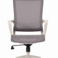 Brown Grey High Back Swivel Office Chair