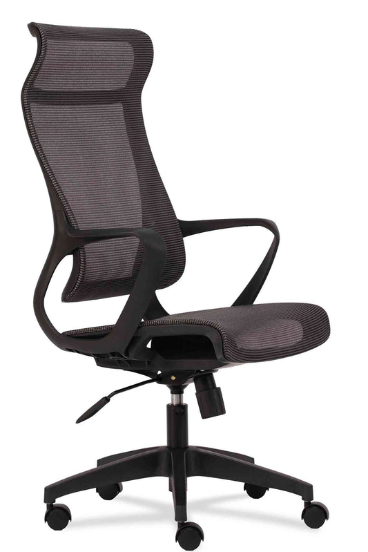 High back swivel chair BLACK