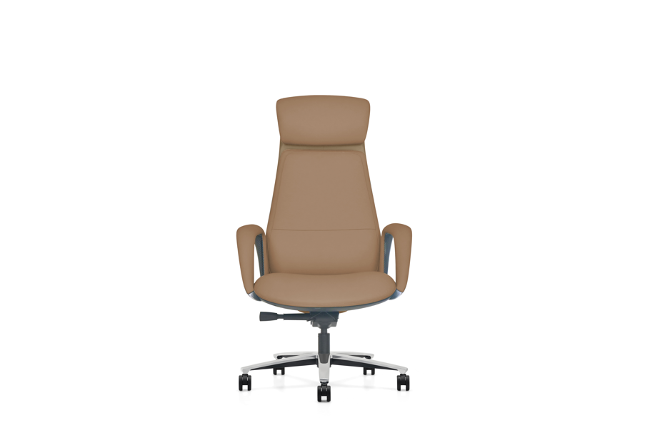 High-Back Swivel Chair GW05A Camel