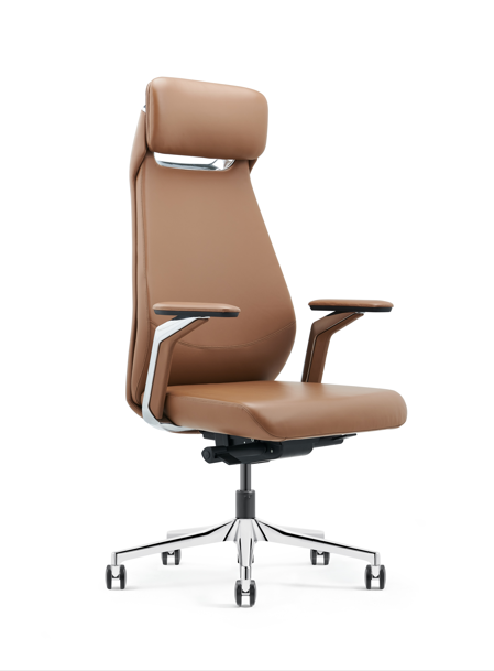 كرسي دوار ظهر طويل GW1802A CAMEL