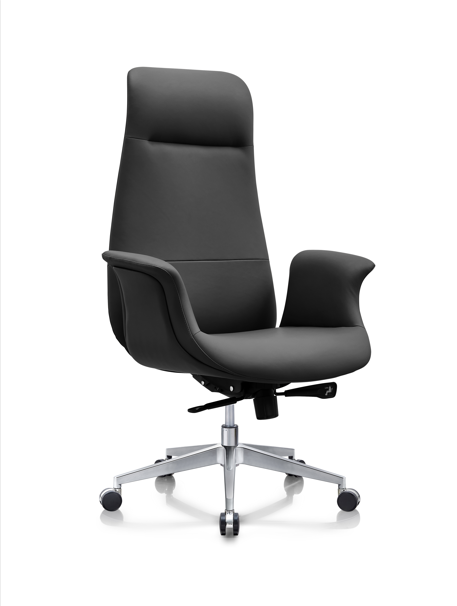 High-back swivel chair – YS2406A BLACK
