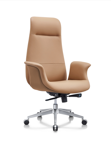 High-back swivel chair – YS2406A CAMEL