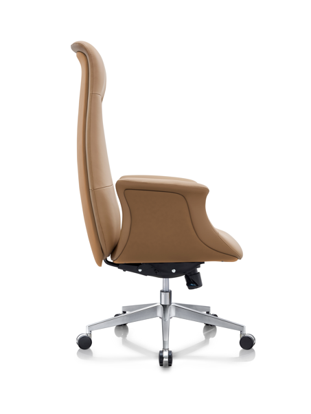 High-back swivel chair – YS2406A CAMEL