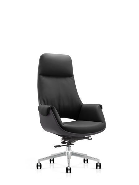 High-back swivel chair – YS2217A BLACK + COFFEE