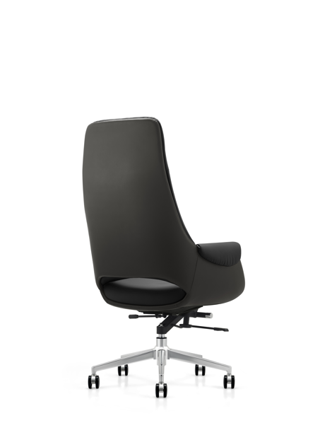 High-back swivel chair – YS2217A BLACK + COFFEE