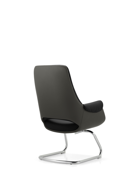 Fixed chair – YS2217C BLACK + COFFEE