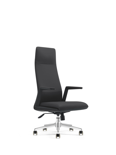 High-back swivel chair – LY-001A BLACK