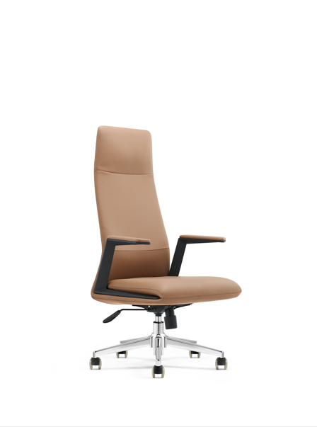 High-back swivel chair – LY-001A CAMEL