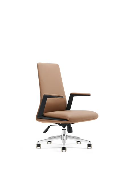 Mid-back swivel chair – LY-001B CAMEL