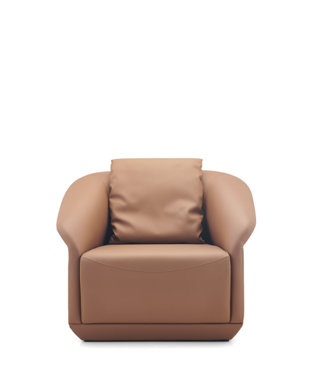 Single-Seater Sofa SF236-1 Light Brown