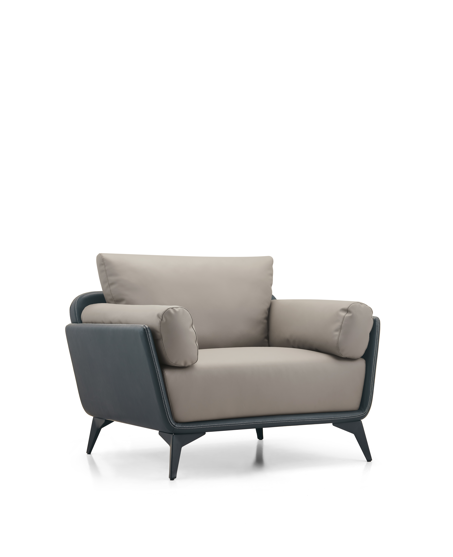 Single-Seater Sofa SF238-1 Light Grey