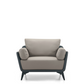 Single-Seater Sofa SF238-1 Light Grey