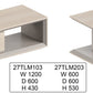 Beige side table