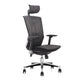 Black High-Back Swivel Chair
