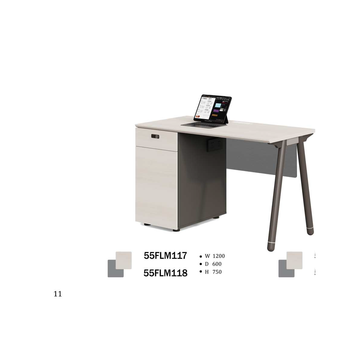 Office Desk 1.2M – 55FLM117-L